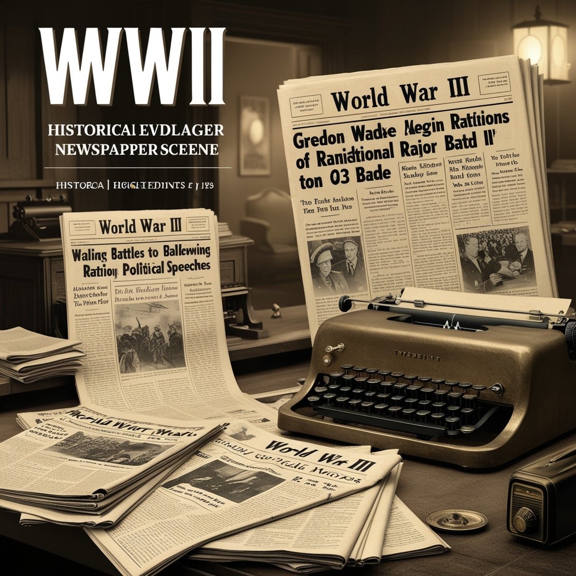 Old News Articles About World War II